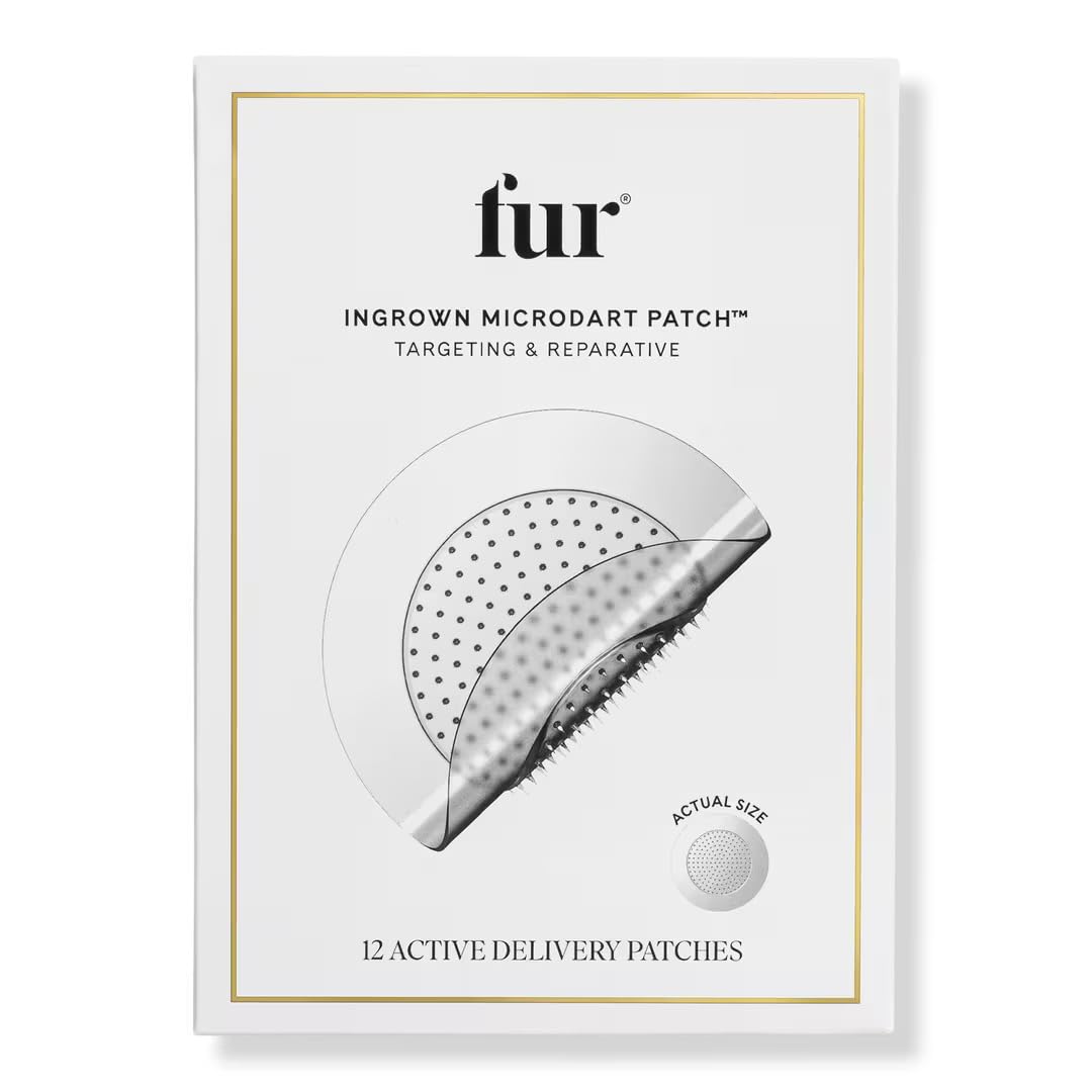 Fur Ingrown Microdart Patches packaging for easy at-home care.