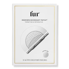 Fur Ingrown Microdart Patches packaging for easy at-home care.