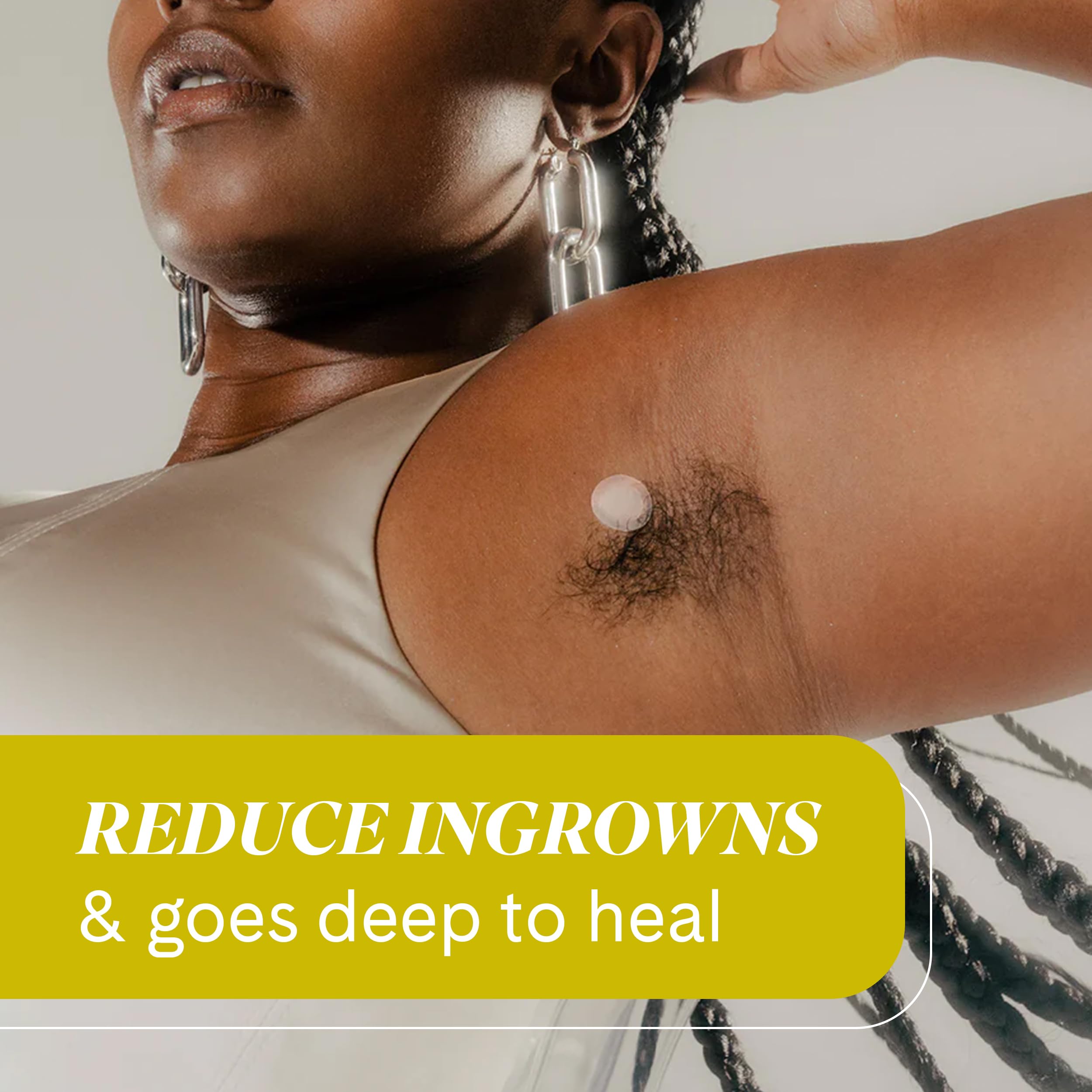 Fur Ingrown Microdart patches application before bed for nighttime care