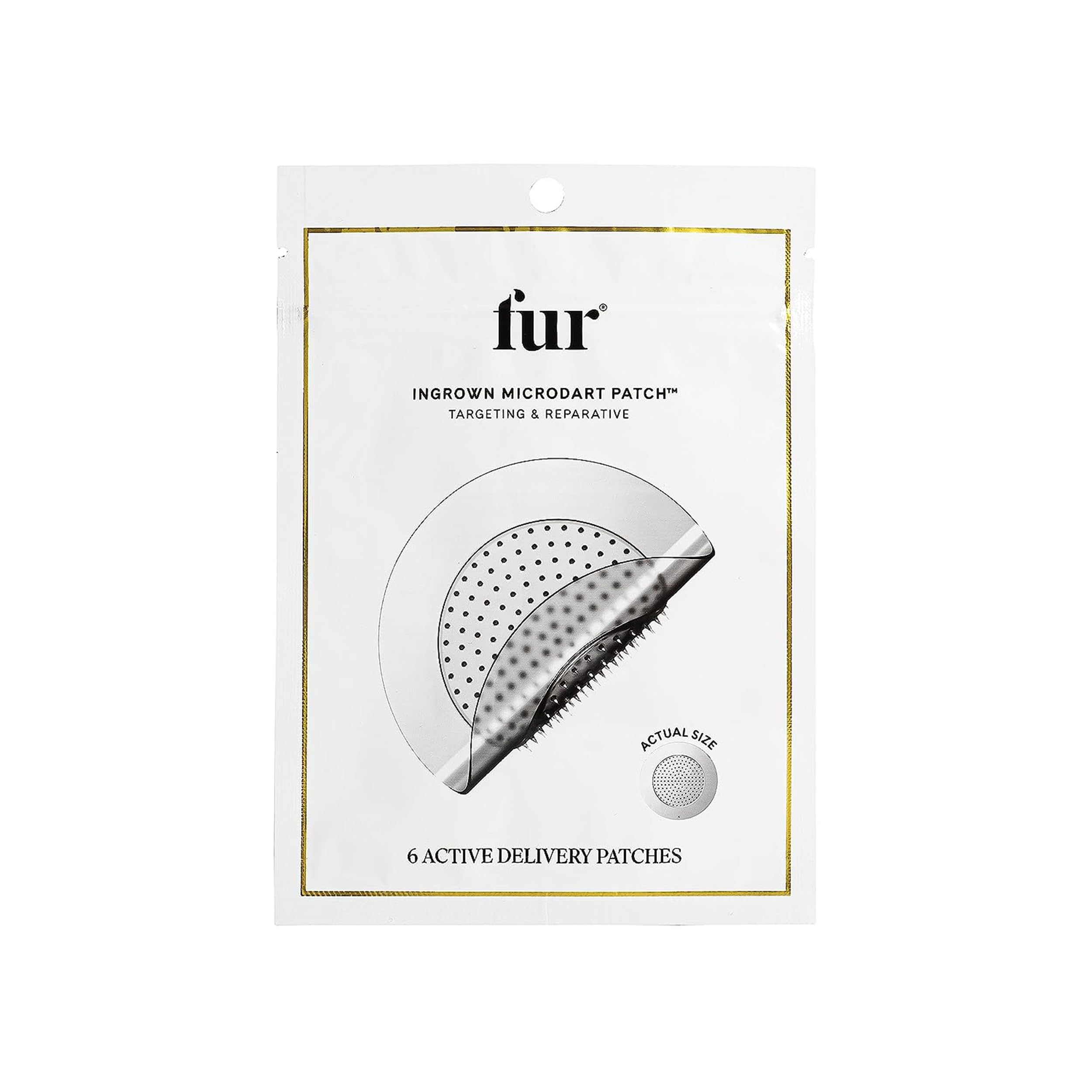 Fur Ingrown Microdart patches pack shown for targeted ingrown hair care solution