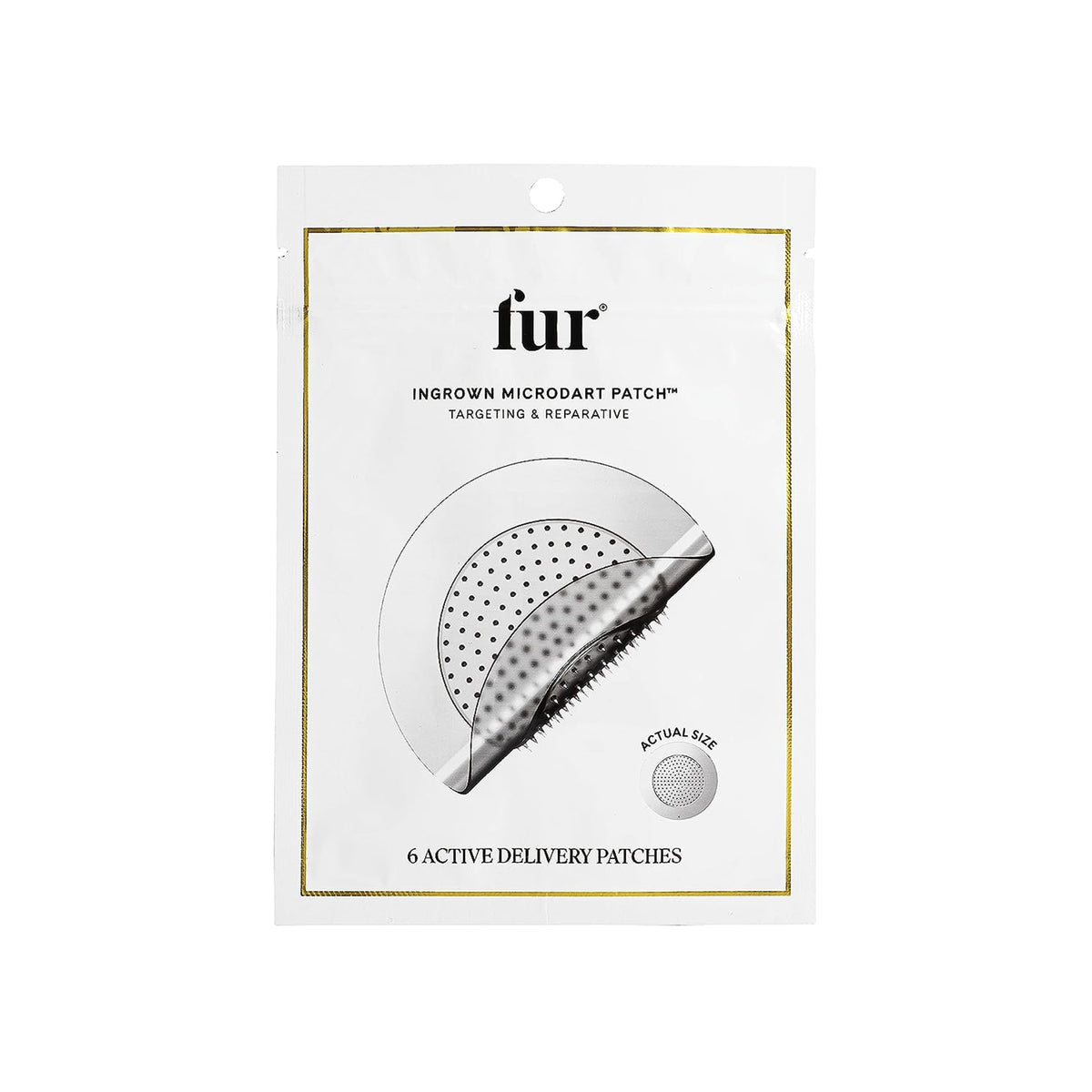 Fur Ingrown Microdart patches pack shown for targeted ingrown hair care solution