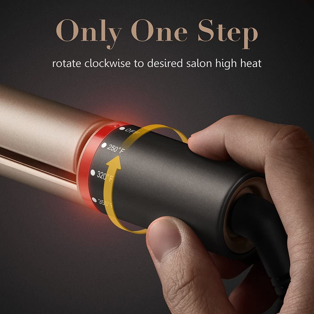 FURIDEN fast-heat-15s heats quickly for quicker styling sessions.