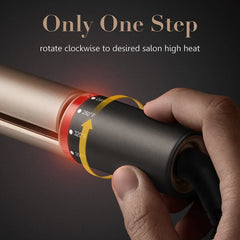 FURIDEN fast-heat-15s heats quickly for quicker styling sessions.