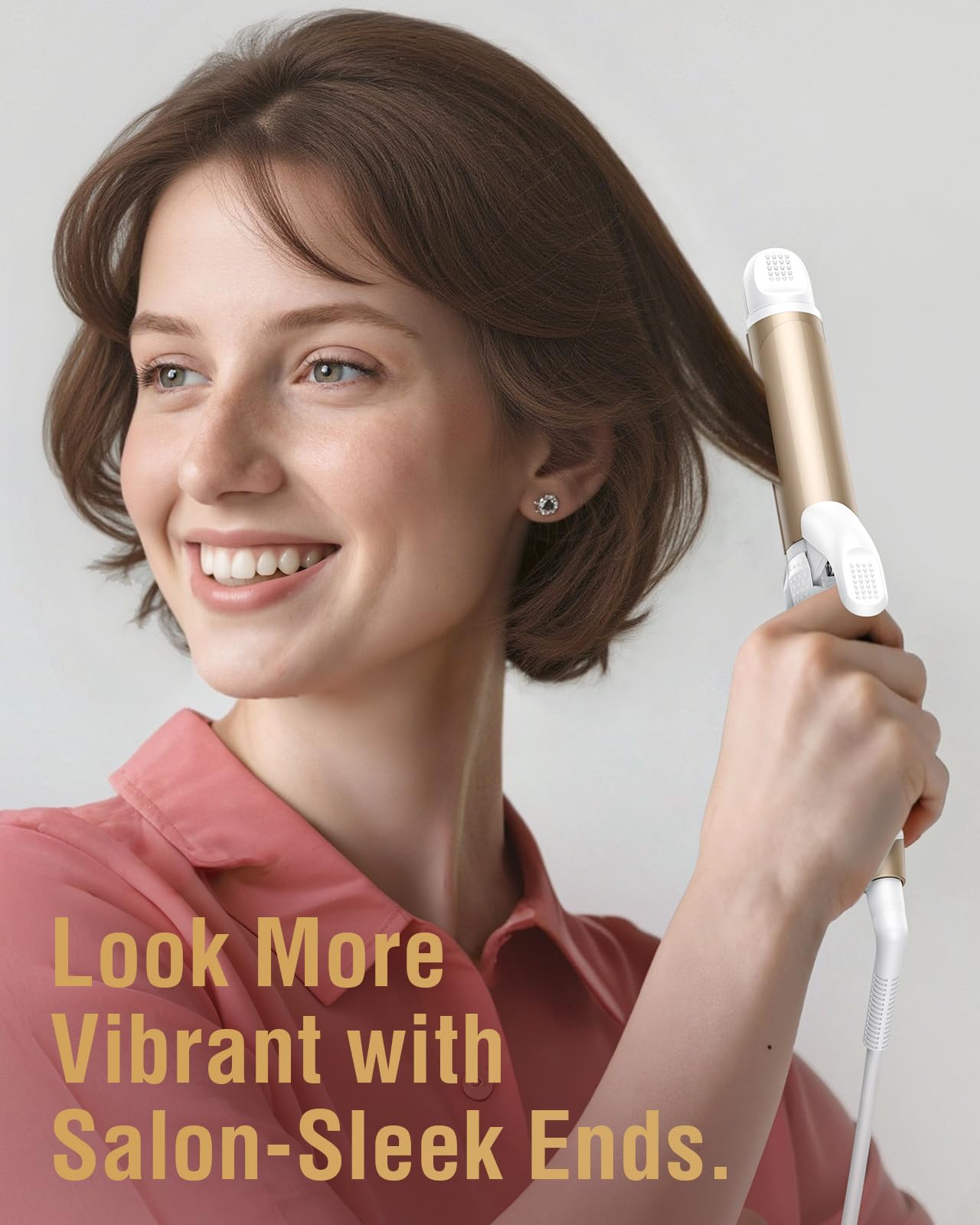 FURIDEN LITE 2-in-1 straightener and curling iron saves space.