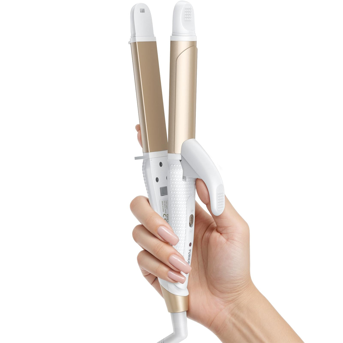 FURIDEN LITE Europe Travel Curling Iron Mini compact for packing and quick styling.