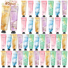 Furnizone 40-pack body lotion box display for bulk gifting and travel-ready care.