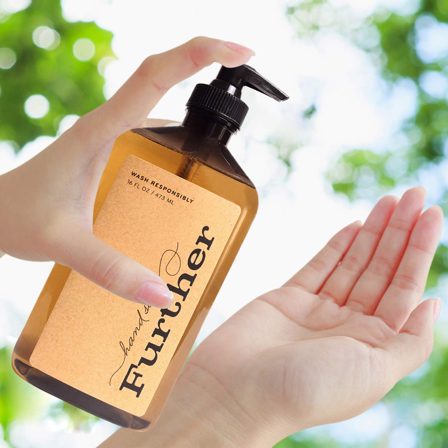Further glycerin hand soap two-pack on countertop demonstrates everyday sustainable use.