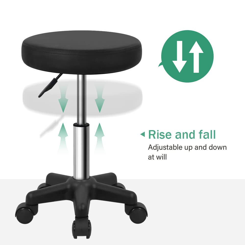 FURWOO waterproof round stool surface resists spills in spa settings