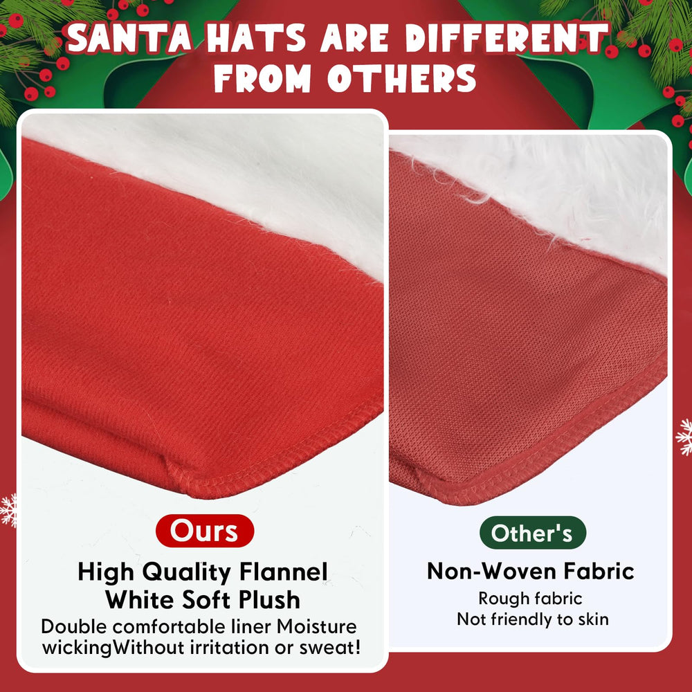 FUTBER Santa hat ideal for parties and celebrations, elevating holiday outfits