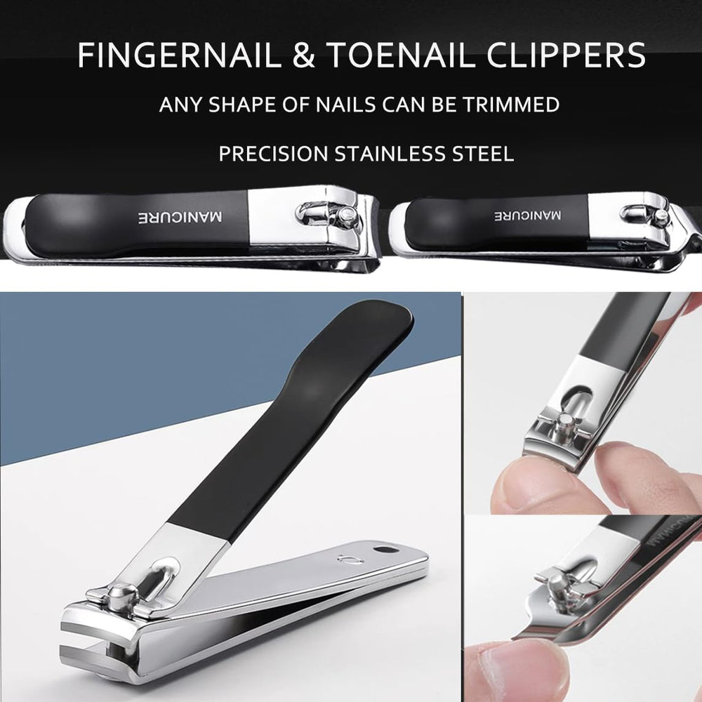 Fuwddy ergonomic toenail clipper with curved blade aiding deep nail groove access