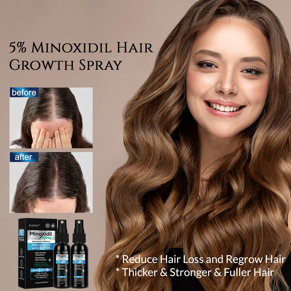 FUZYAT biotin-infused minoxidil formula—nourished scalp and follicles.