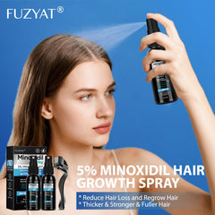 FUZYAT Minoxidil dry scalp area image focusing on thinning regions for targeted use.