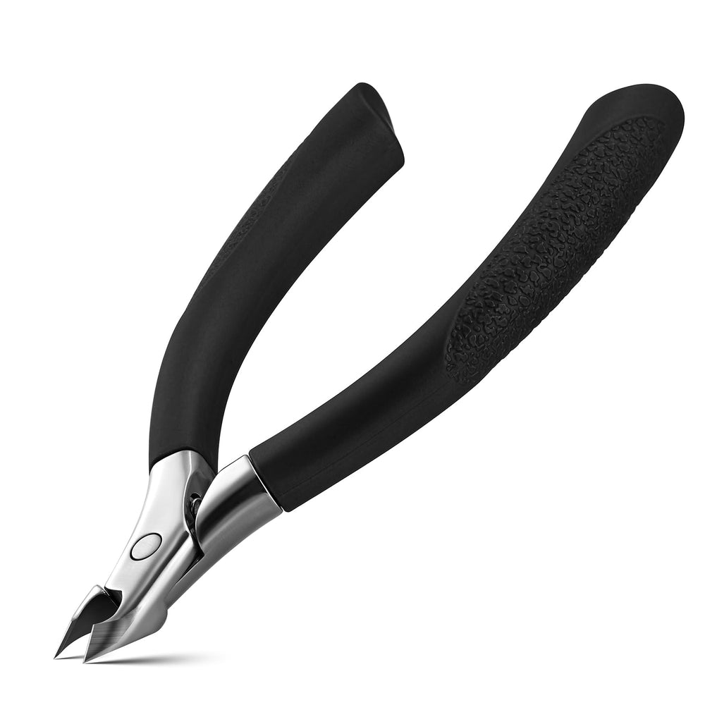 FVION cuticle trimmer close-up of 5mm blades for precise cuticle care.