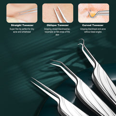 FVION hypoallergenic acne removal tools minimize irritation with non-comedogenic design