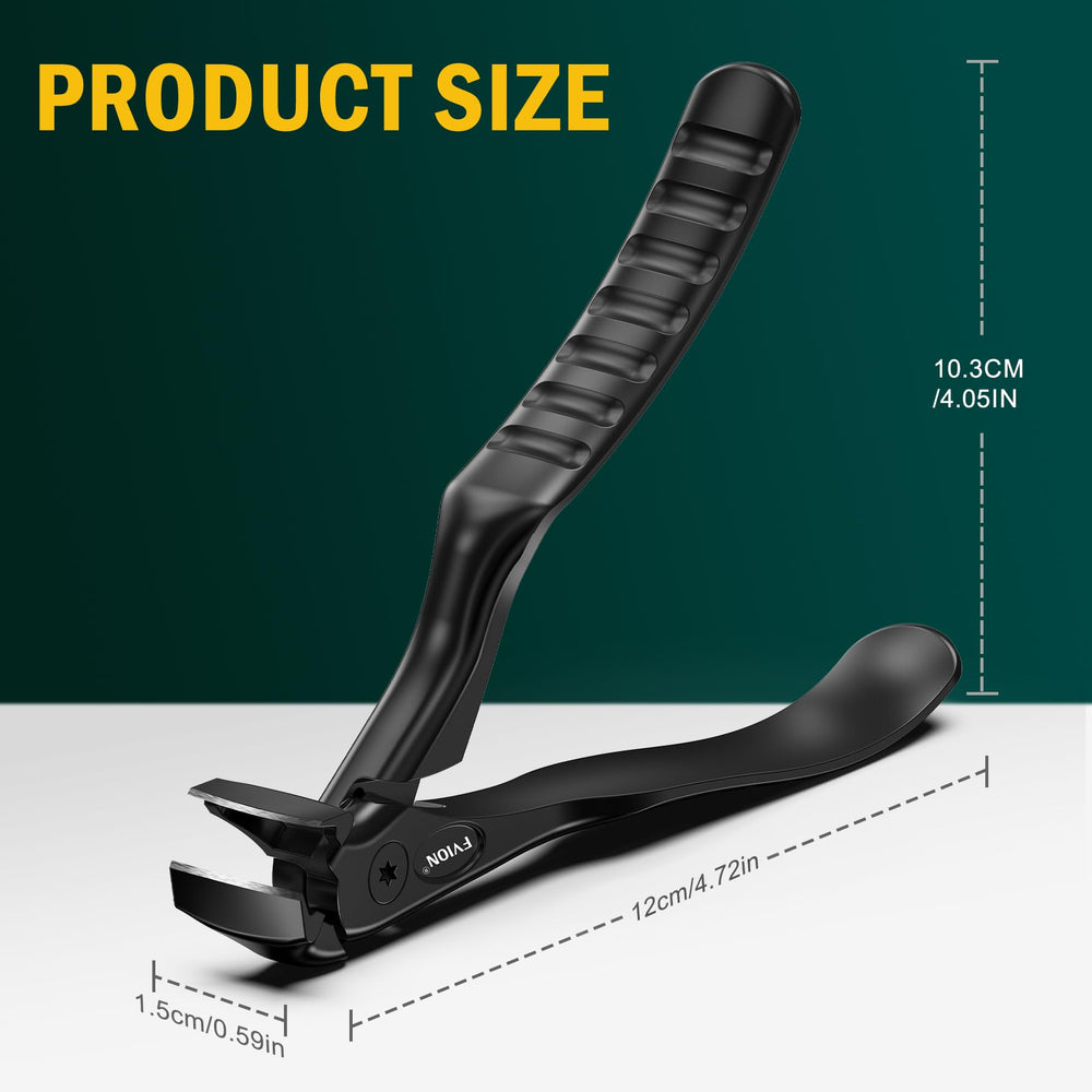 FVION anti-slip handle provides secure control while trimming
