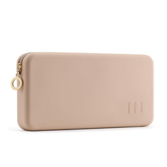 FVION zipper makeup bag open for quick grab-and-go organization.