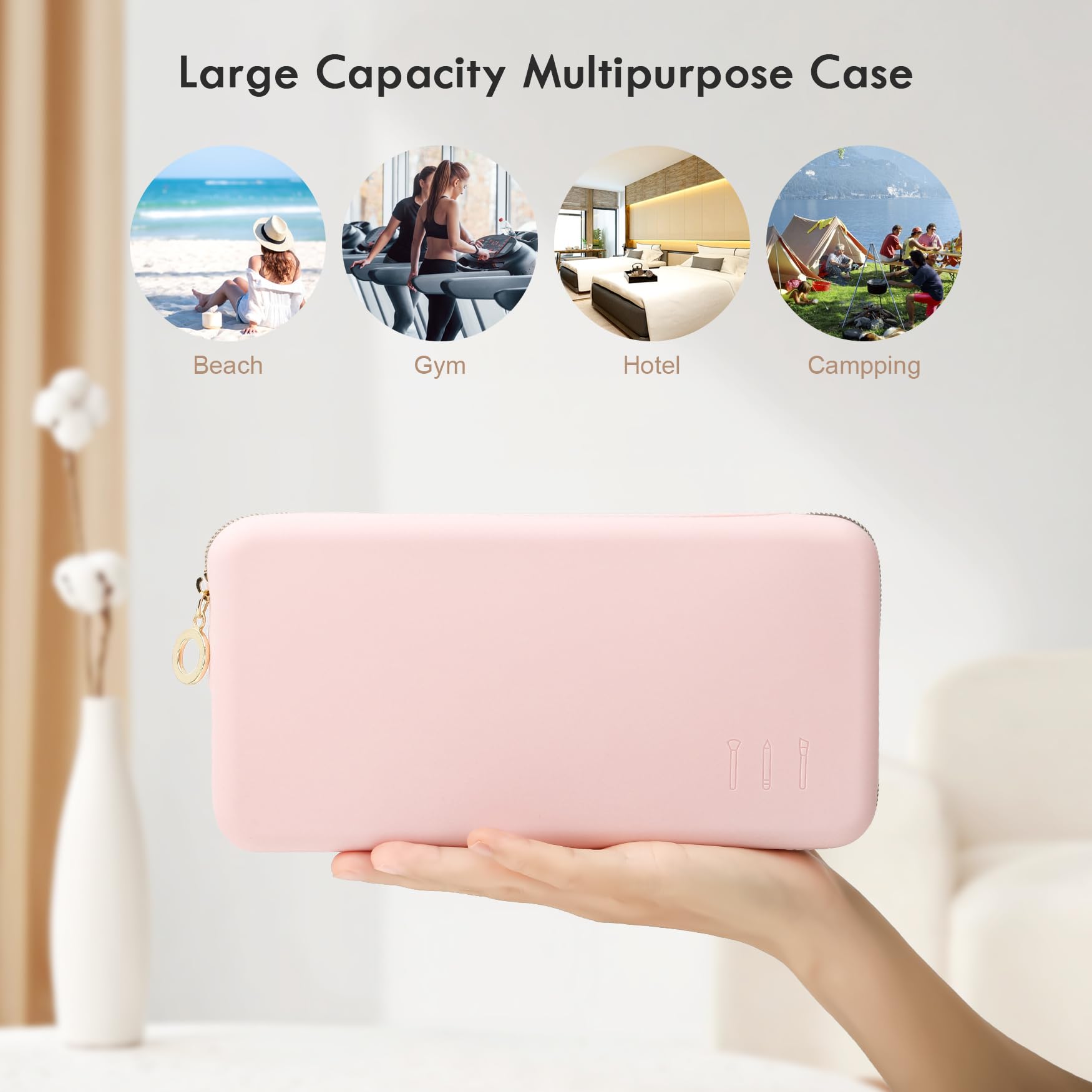 FVION zipper ring easy-open-close emphasizes convenient daily access