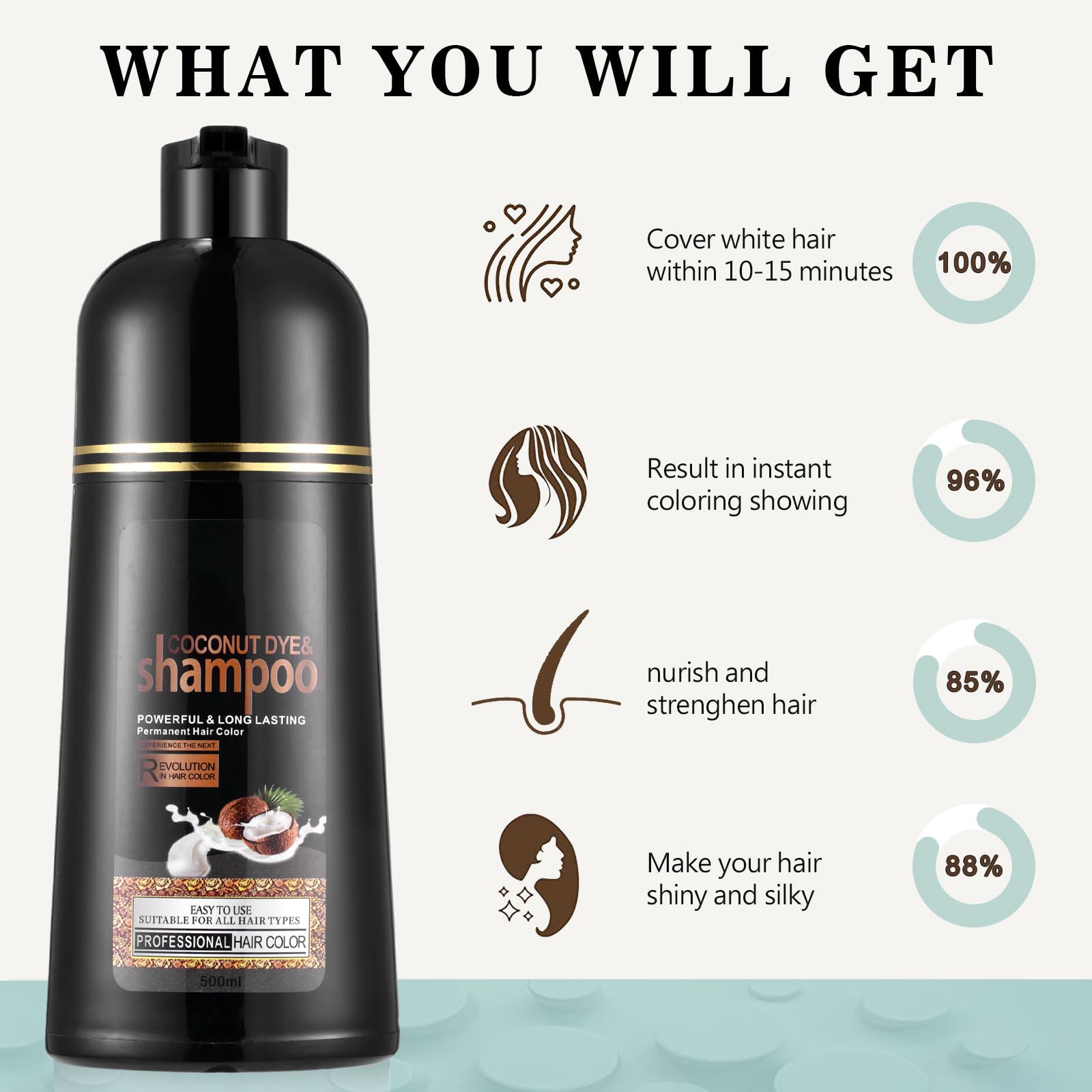 Fvquhvo gray hair coverage in minutes with instant result.