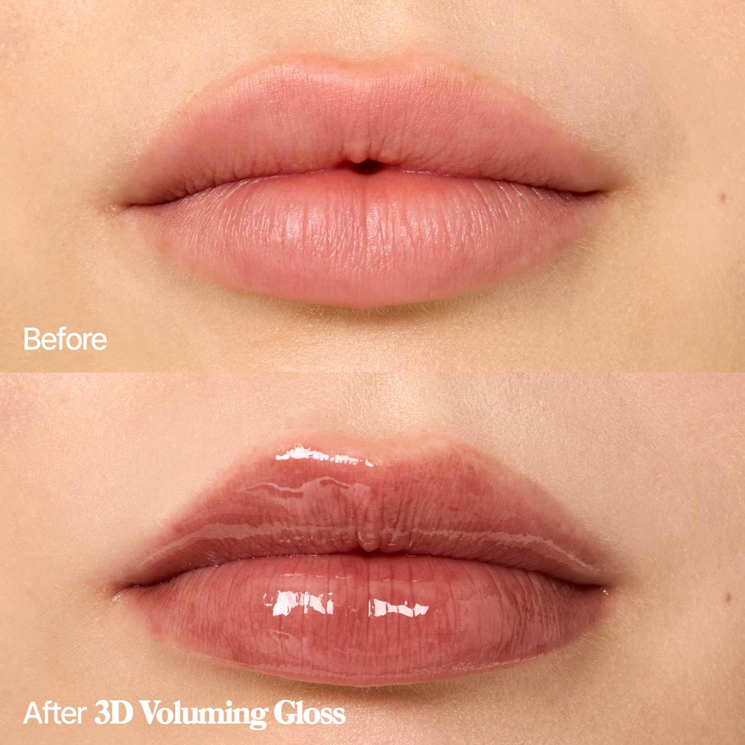 Fwee 3D Voluming Gloss 70percent pigment – rich payoff.