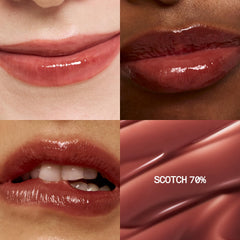 fwee 3D Voluming Gloss application demonstrates smooth lip glide