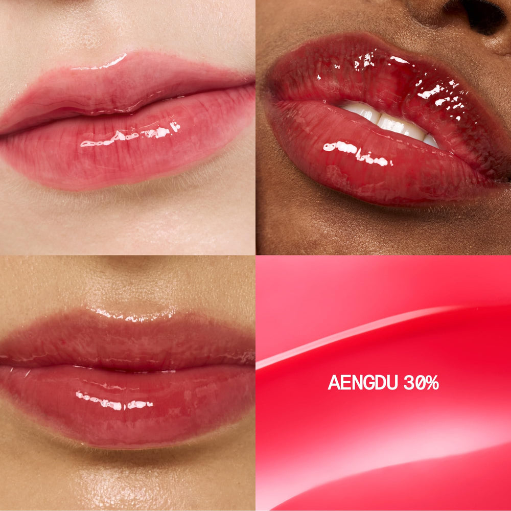 fwee 3D Voluming Gloss dispenser demonstrating precise, mess-free application