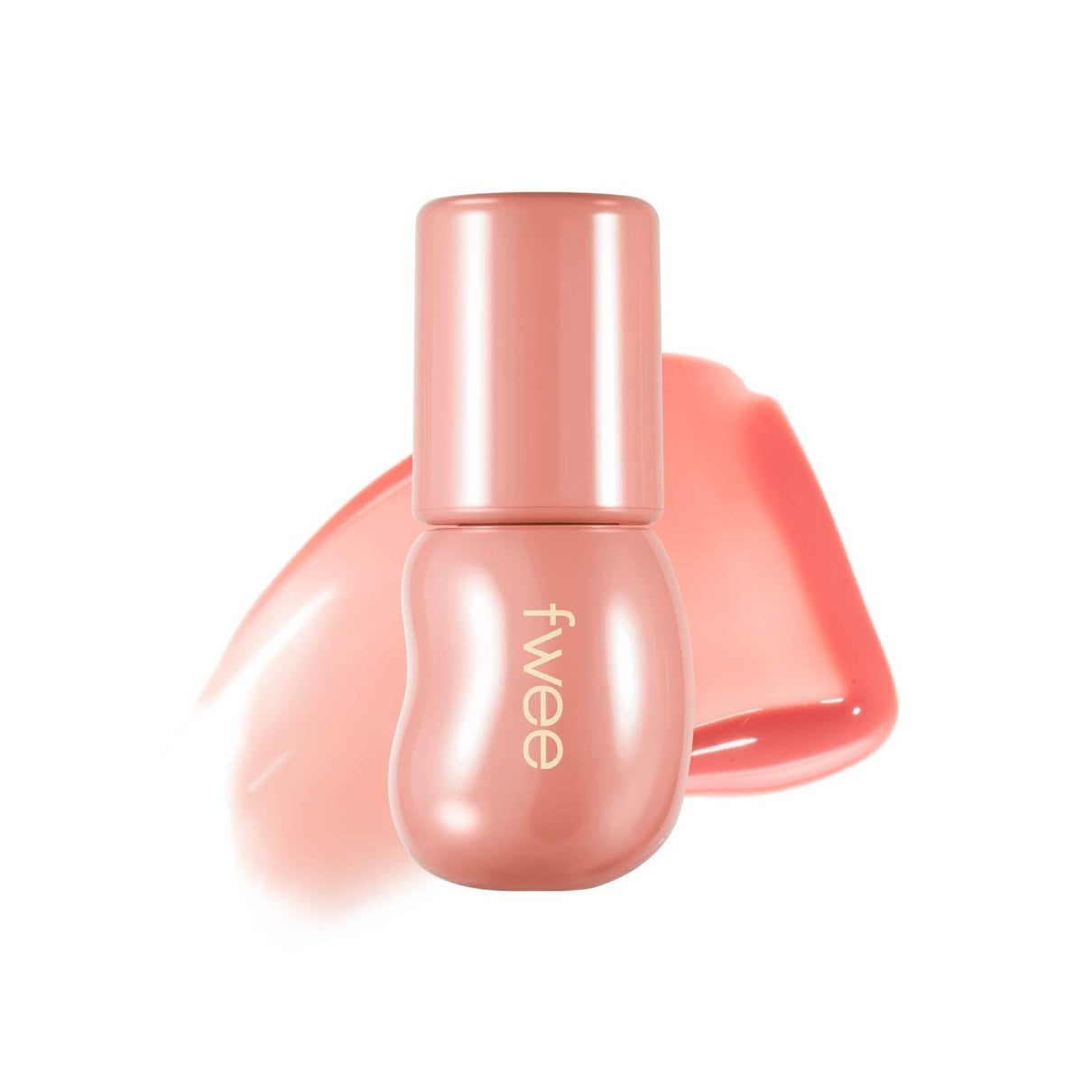 Fwee 3D Voluming Gloss Rich Vanilla 70% tube highlights high-shine finish for bold color.