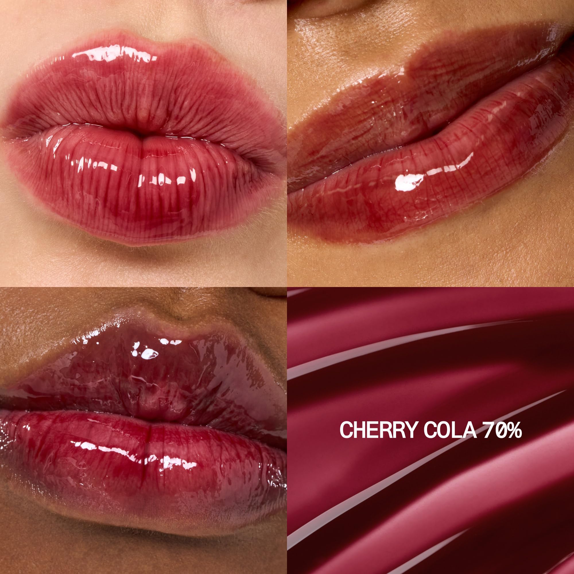 fwee 3D Voluming Gloss wand application demonstrates smooth glide and comfy lip feel.