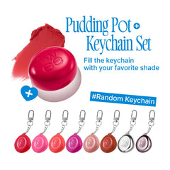 fwee Blurry Pudding Pot lip swatch demonstrates buildable pigment for flexible color.