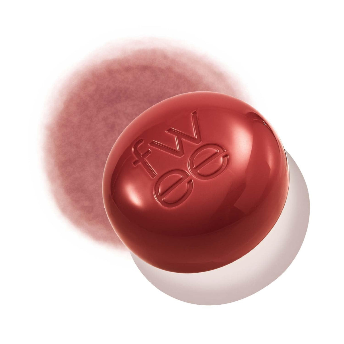 fwee Blurry Pudding Pot open compact reveals creamy blush-lip formula for effortless color.