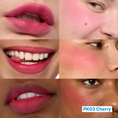 fwee buildable pigment formula allows light to bold color in one pot