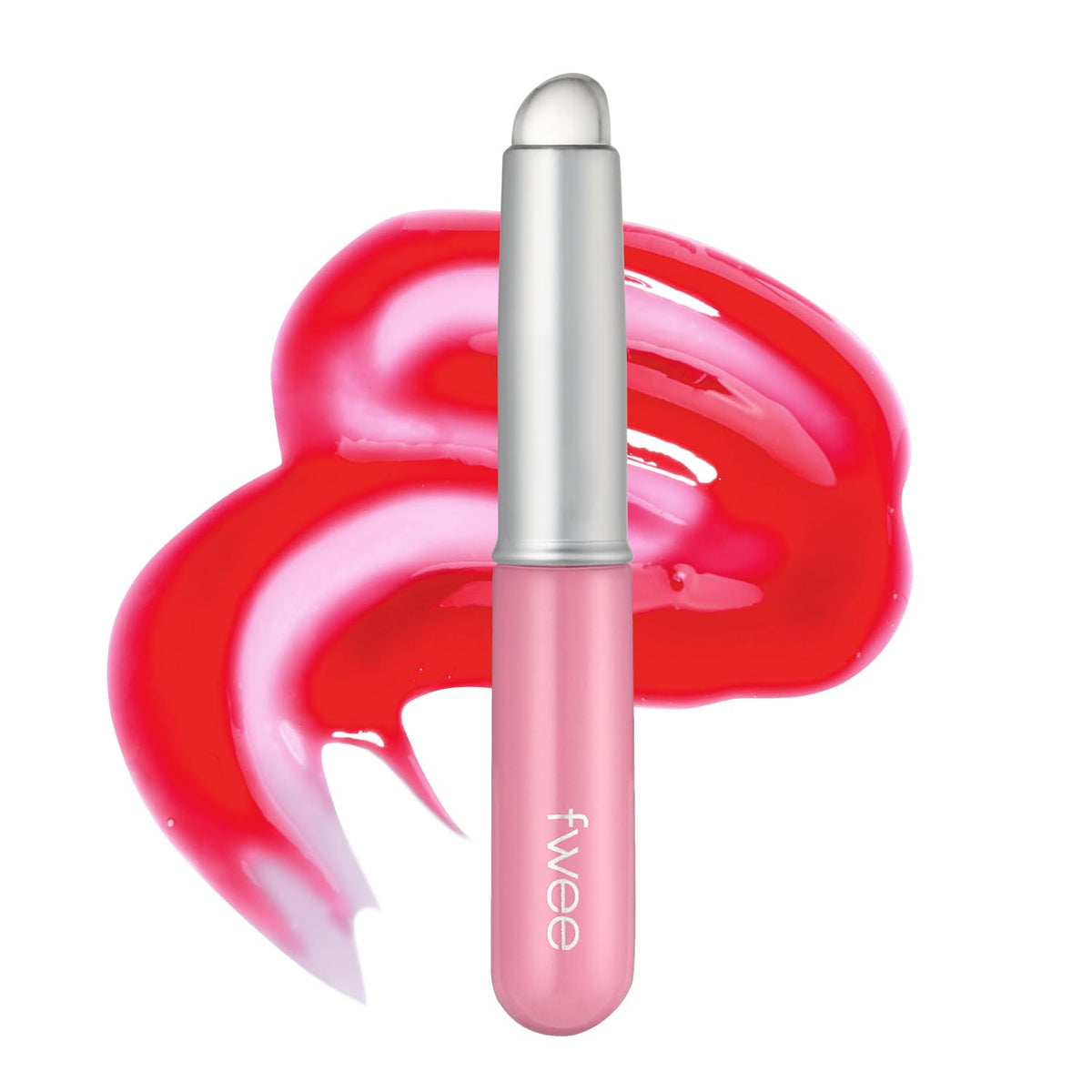 fwee fingerlike silicone lip brush with lid offers easy storage and hygienic lip color application.