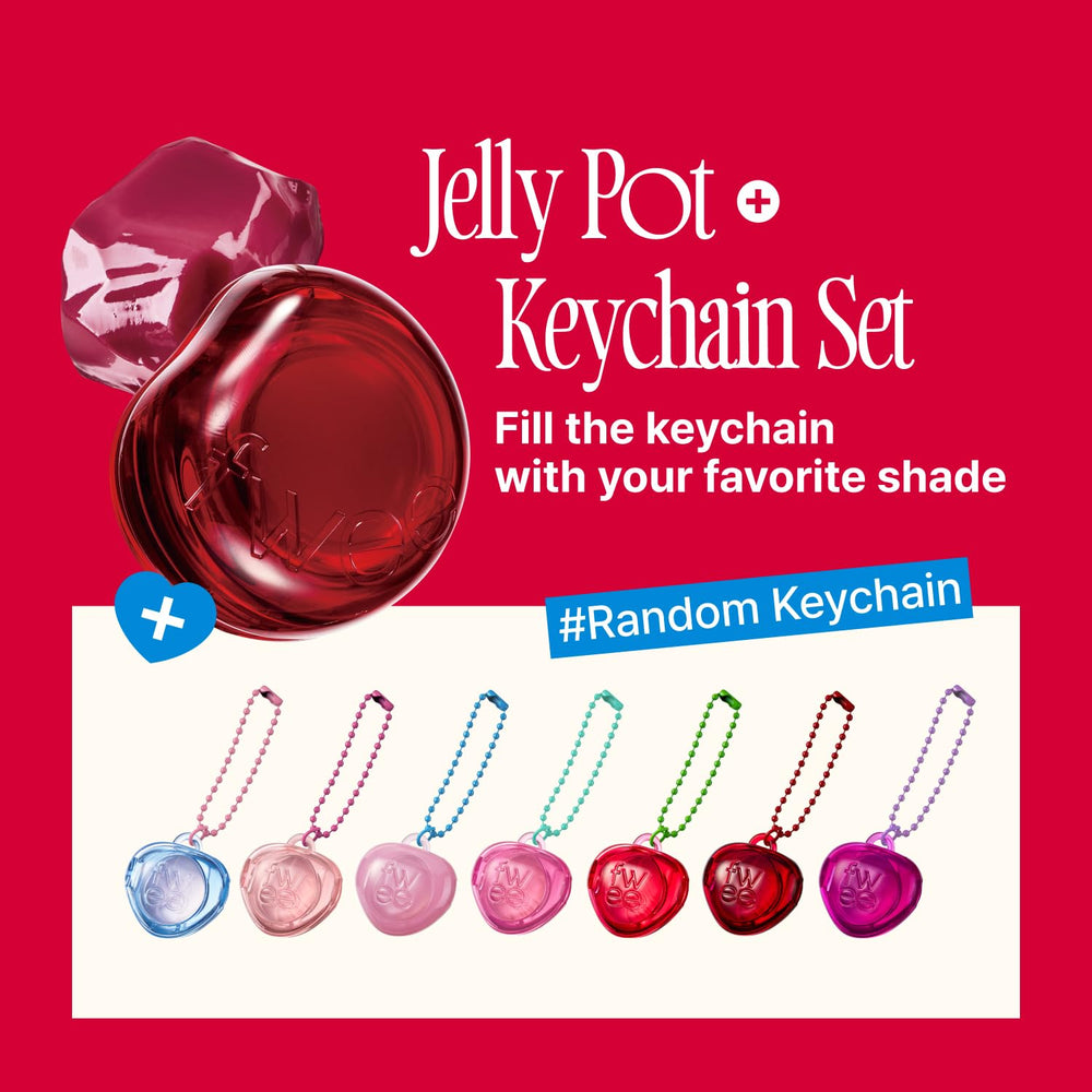 fwee glowy jelly pot lip application swatches show buildable color and shine