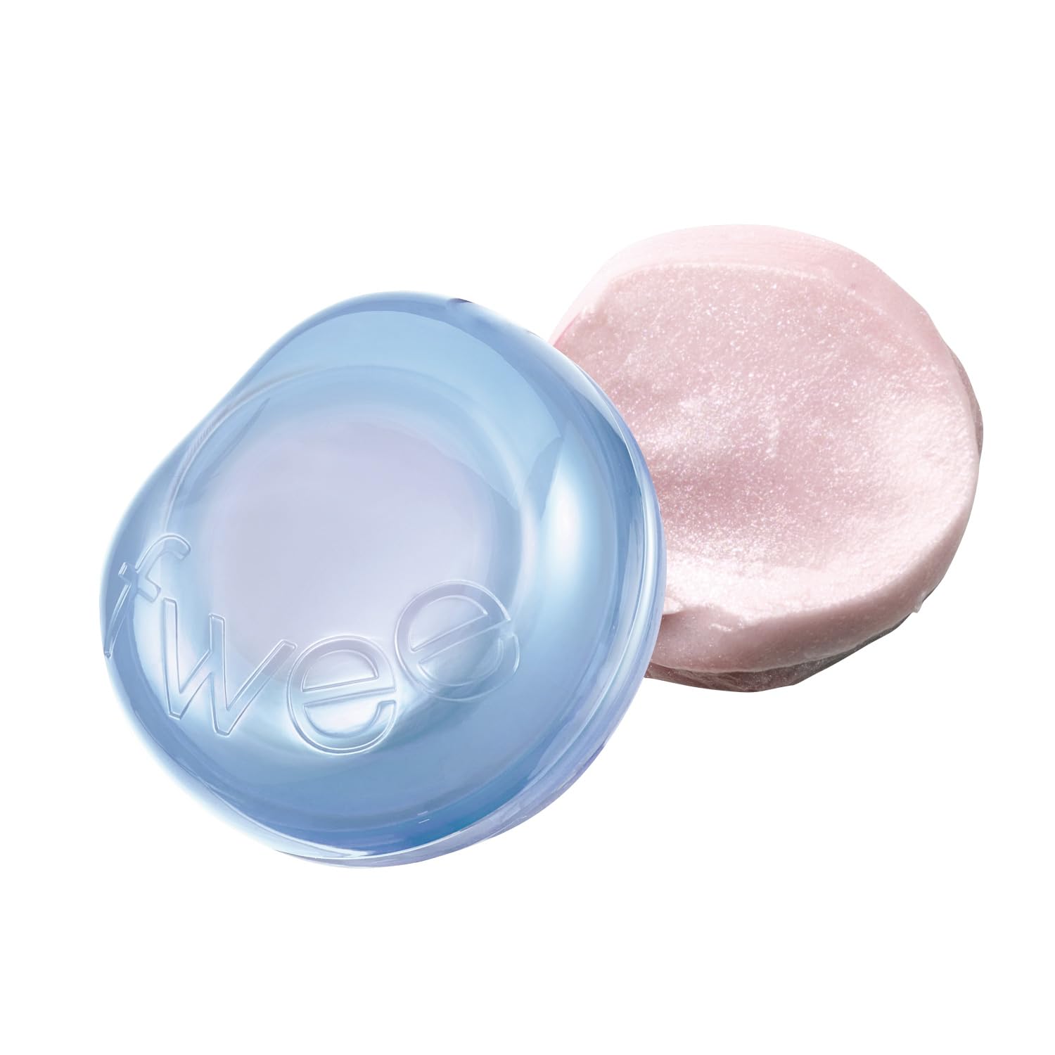 fwee Glowy Jelly Pot packaging closeup showcasing compact on-the-go glow.