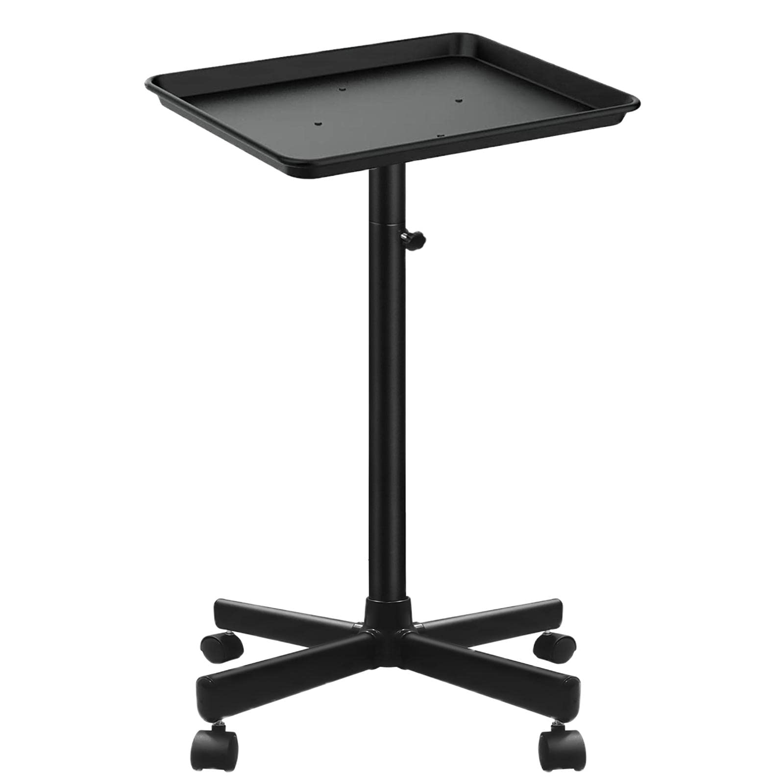 FWOD BIBTO salon tray on wheels with durable metal feet for easy mobility.