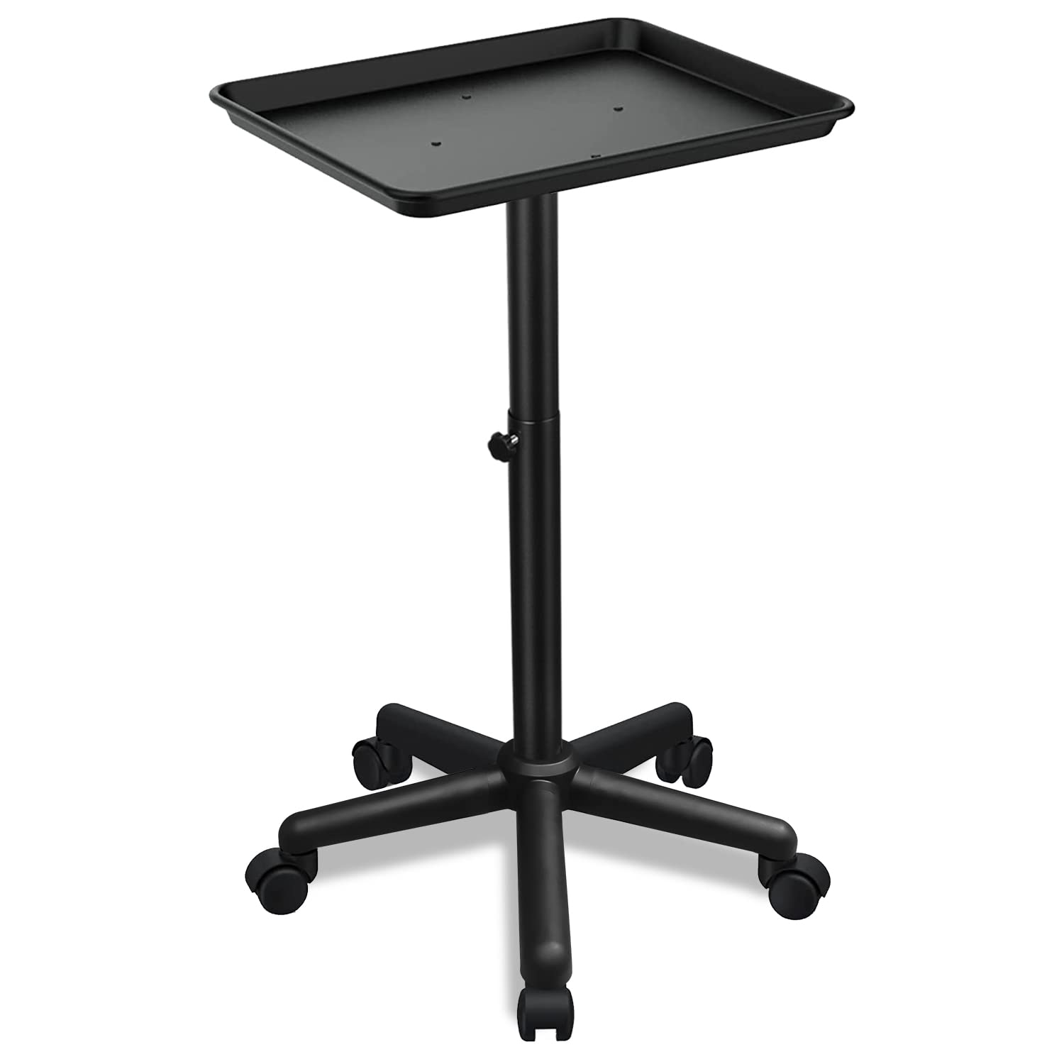 FWOD BIBTO salon tray adjustable-height for flexible styling reach.