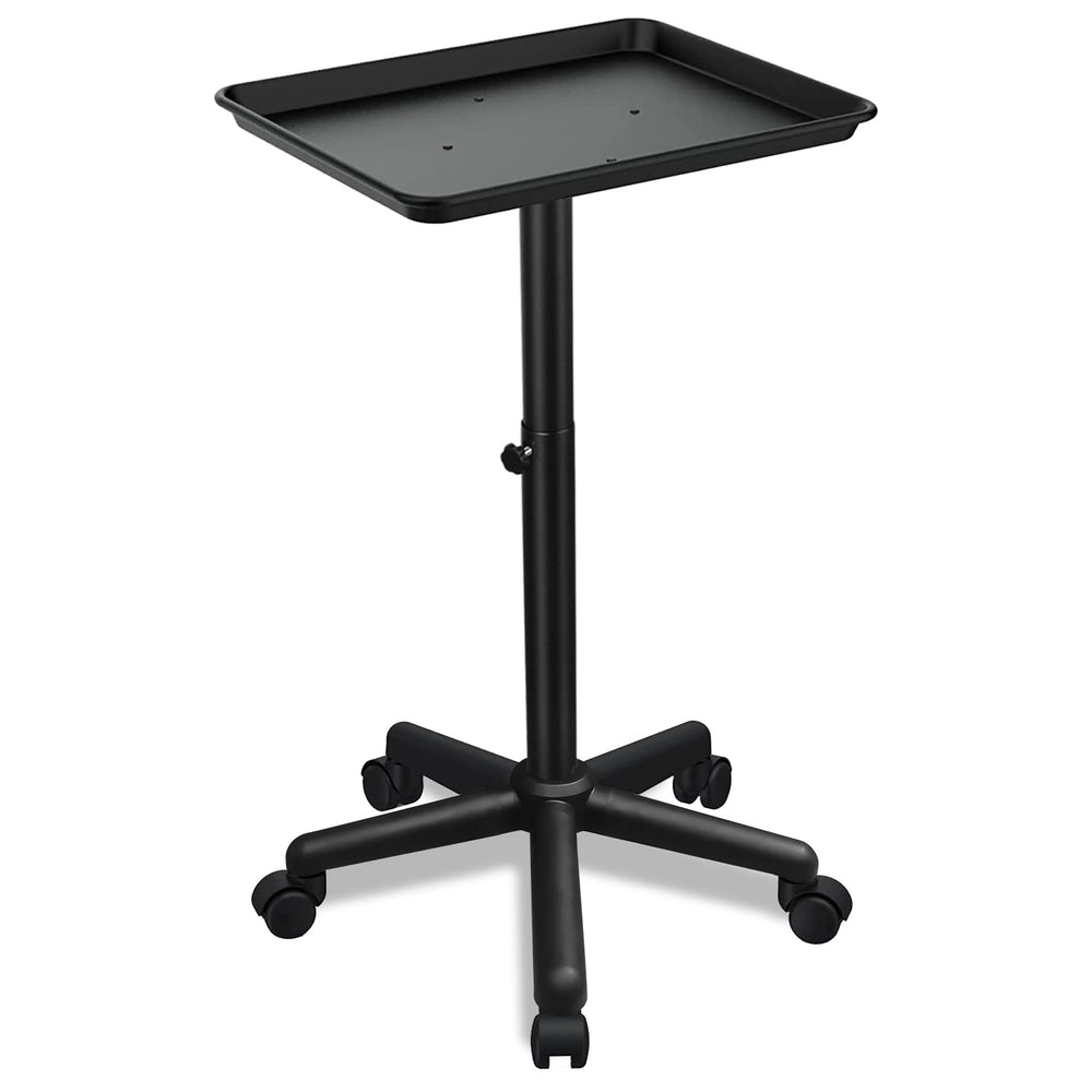 FWOD BIBTO salon tray adjustable-height for flexible styling reach.
