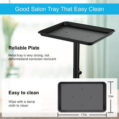 FWOD BIBTO salon tray on wheels with smooth movement.