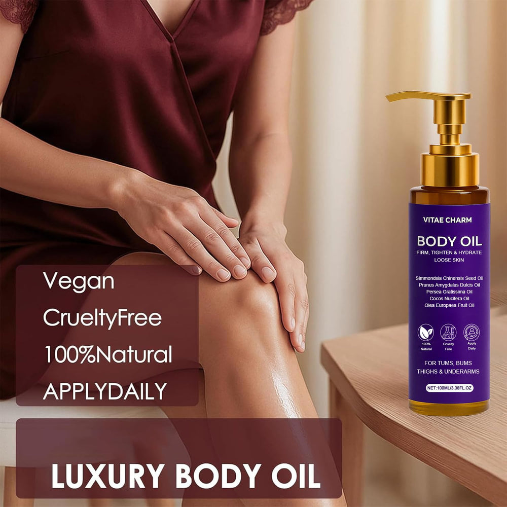 FWPTEI Vitae Charm oil droplets on skin for deep moisture