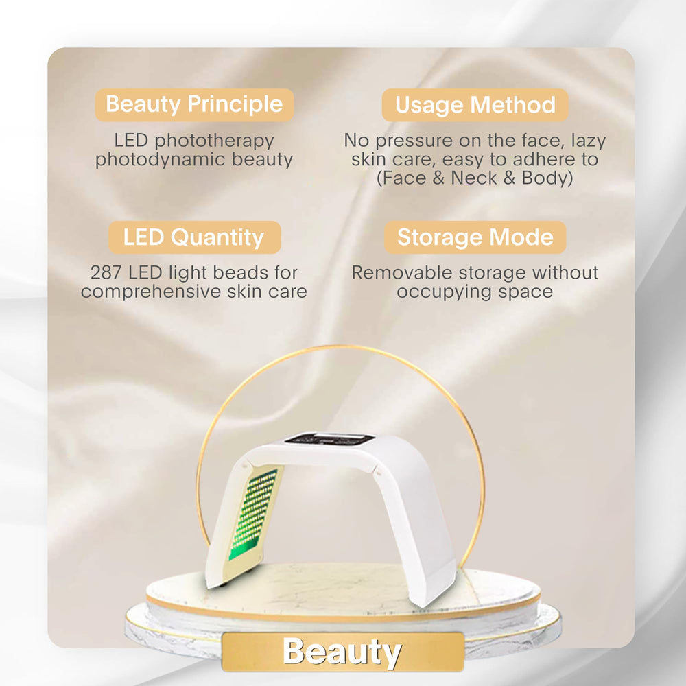 Fxtiaa LED Face Light Therapy 7-color function demo
