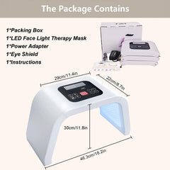 Fxtiaa Led-Face-Tool 180-degree light source demonstrates wide exposure.