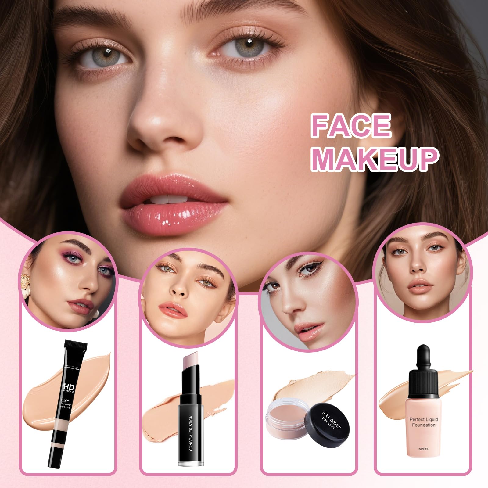 Fynqwor makeup-set brow-pencil defines arches for polished framing.