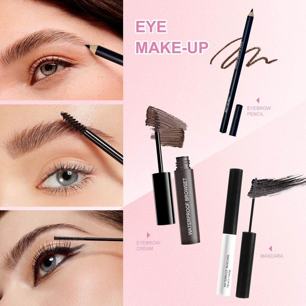 Fynqwor makeup-set concealer-palette offers natural-looking coverage for a refreshed complexion.
