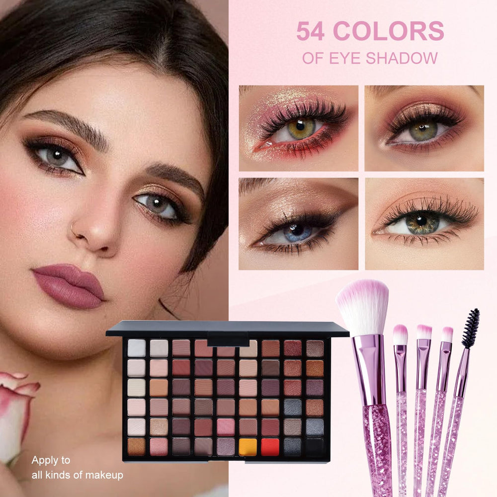 Fynqwor makeup-set lip-color-palette with varied shades for coordinated day-to-night lip looks.