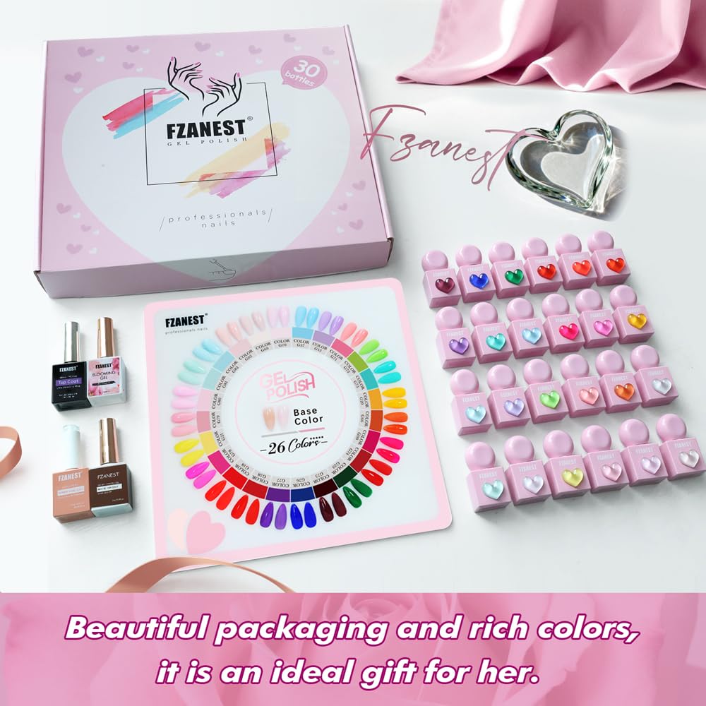 FZANEST all-season gel colors for versatile year-round looks