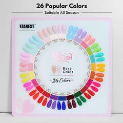FZANEST salon-quality pigment delivers silky-smooth self-leveling color for at-home manicures