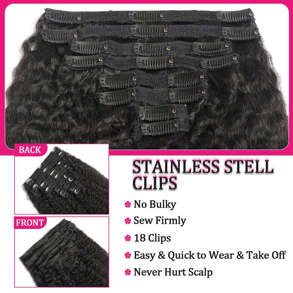 FZV Brazilian Remy natural black hair blend