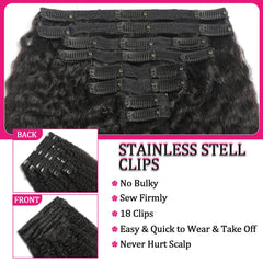 FZV Brazilian Remy natural black hair blend