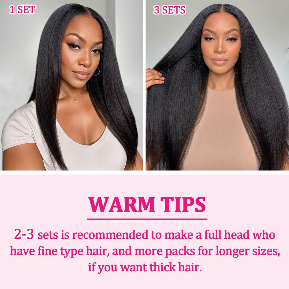 FZV heat-styling clip-ins safe up to 150°C