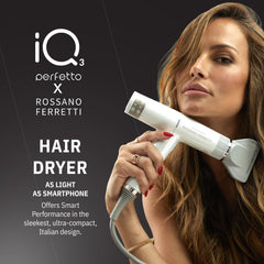 GA.MA IQ3 Perfetto ultra-lightweight body lies comfortably in hand for extended styling.