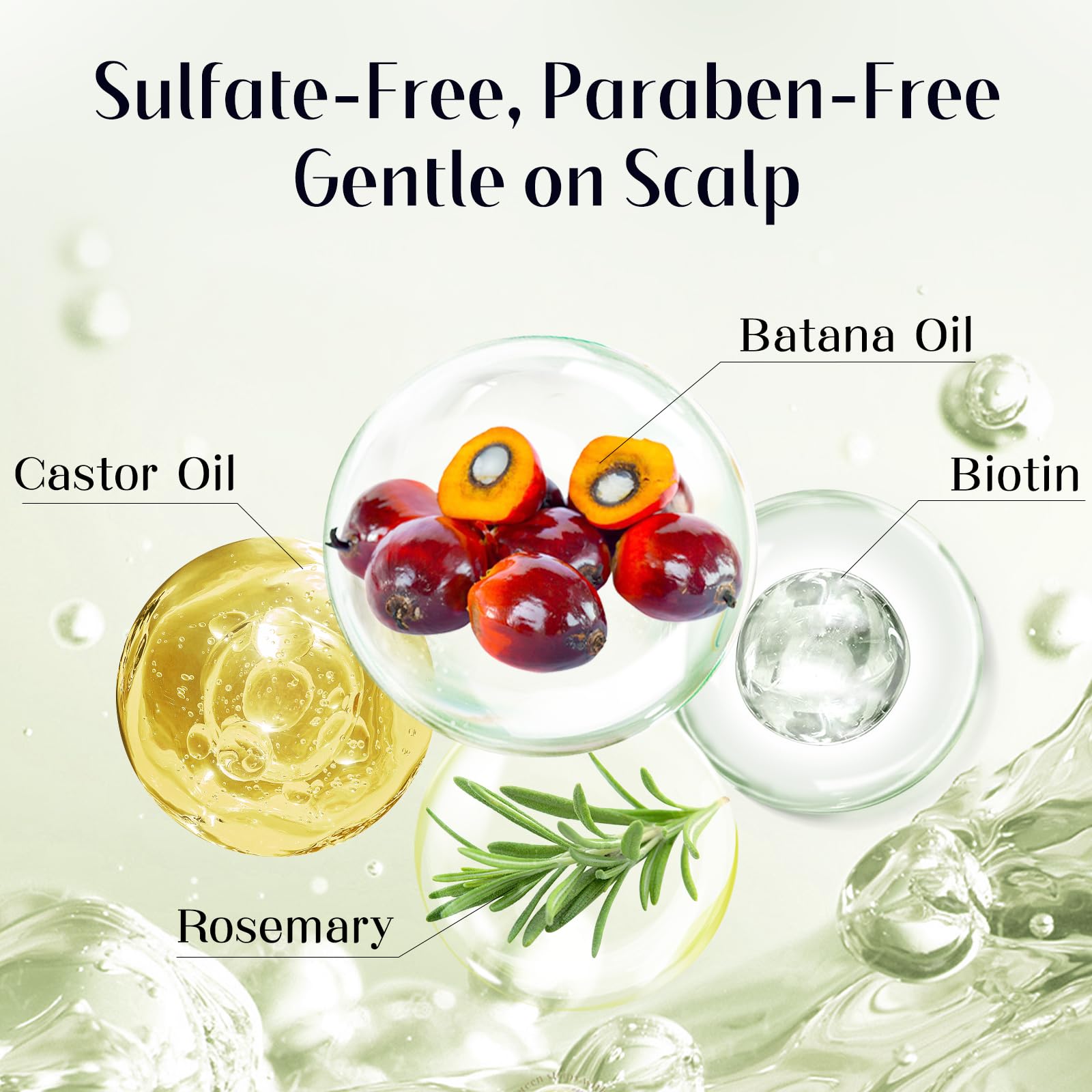 Gaayou Batana Oil and castor oil blend showcases strengthened strands and added shine.